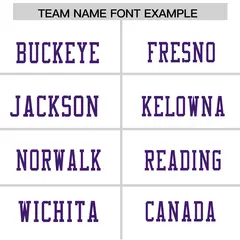 White Purple Raglan Sleeves Authentic Football Jersey 3