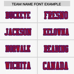 White Purple-Red Raglan Side Pattern Football Jersey 3