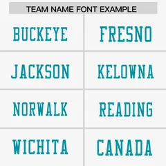 White Purple-Teal Raglan Side Pattern Football Jersey 3
