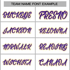 White Purple-White Raglan Varsity Letterman Full-Snap Jacket 5