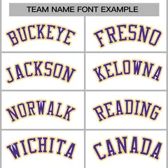 White Purple-White Varsity Full-Snap Letterman Jacket 5
