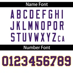 White Purple-Yellow Side Two-Tone Authentic Baseball Jersey 4