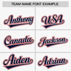 White Red and Navy Raglan Sleeves Baseball Jersey 3