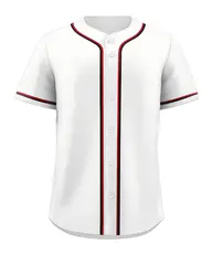 White Red-Black Classic Baseball Jersey For Men 1