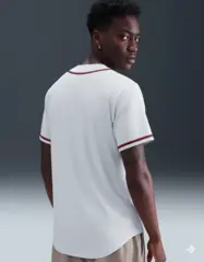 White Red-Black Classic Baseball Jersey For Men 3