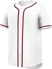 White Red-Black Classic Baseball Jersey For Men 6