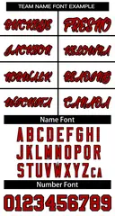 White Red-Black Classic Basketball Jersey 3