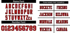 White Red-Black Classic Style Mesh Authentic Football Jersey 5