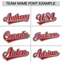 White Red Black Flag Lace Sleeve Baseball Jersey 3