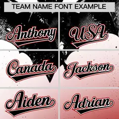 White Red Black Halloween Skeleton Graffiti Varsity Jacket 6