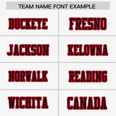 White Red-Black Raglan Sleeves Side Pattern Football Jersey 3