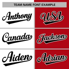White Red-Black Two Tone Split Varsity Full-Snap Letterman Jacket 5