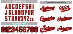 White Red-Brown Full-Button Classic Baseball Jersey 3