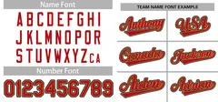 White Red Classic Authentic Baseball Jersey 3