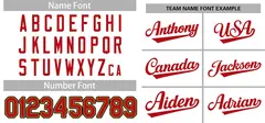 White Red Classic Authentic Baseball Jersey 3