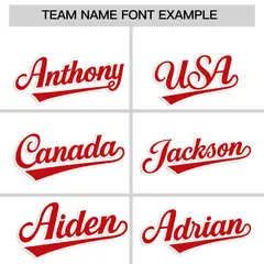 White Red Classic Authentic Baseball Jersey 3