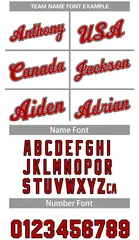 White Red Classic Sets Basketball Jersey 4