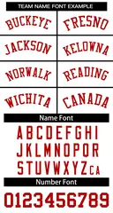 White Red Classic Team Basketball Jersey 3