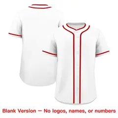 White Red Father's Day Classic Baseball Jersey 7