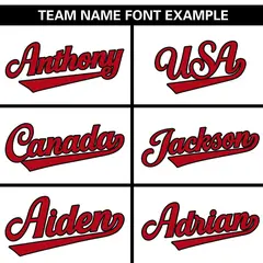 White Red Gradient Side Star Pattern Baseball Jersey 3