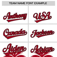 White Red Graffiti Pattern Bossinia Style Baseball Jersey 3