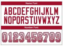 White Red-Gray Drift Fashion Mesh Authentic Football Jersey 3