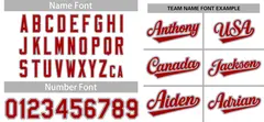 White Red-Gray Raglan Sleeve Baseball Jersey 3