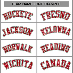 White Red-Green Classic Varsity Full-Snap Letterman Jacket 5