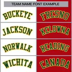 White Red-Green Two Tone Split Varsity Full-Snap Letterman Jacket 5