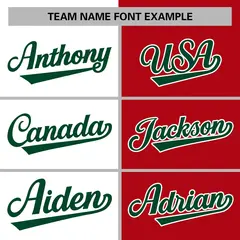 White Red-Green Two Tone Split Varsity Full-Snap Letterman Jacket 5