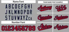 White Red Navy Classic Authentic Pullover Baseball Jersey 3