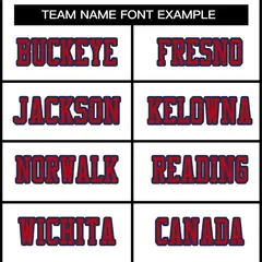 White Red-Navy Classic Style Authentic Football Jersey 3