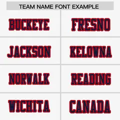 White Red-Navy Raglan Sleeves Side Pattern Football Jersey 3
