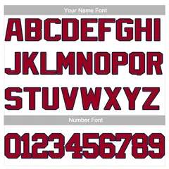 White Red-Navy Soldier Full-Snap Varsity Letterman Jacket 3