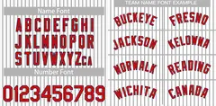 White Red-Navy Stripe Authentic Fashion Baseball Jersey 3