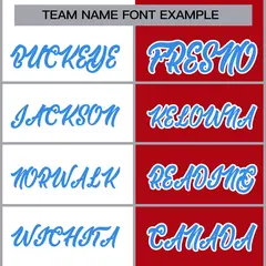 White Red Powder Blue Split Varsity Full-Snap Letterman Jacket 5