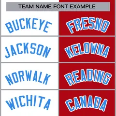 White Red Powder Blue Split Varsity Full-Snap Letterman Jacket 5