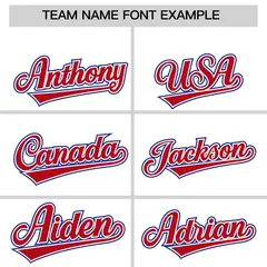 White Red Royal Blue American Flag Graffiti Split Independence Day Baseball Jersey 3