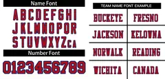 White Red-Royal Classic Style Mesh Authentic Football Jersey 3