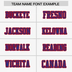 White Red-Royal Raglan Sleeves Side Pattern Football Jersey 3