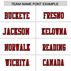 White Red Shoulder Cut Two-Tone Flag Football Jersey 3