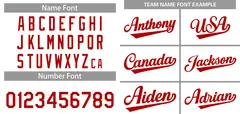 White Red Solid Authentic Classic Baseball Jersey 3