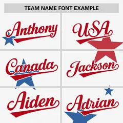 White Red Star Graffiti Two-Button Baseball Jersey 3