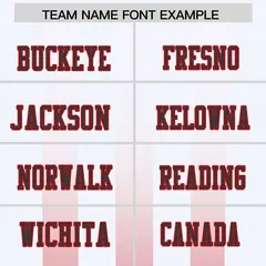 White Red Vertical Fine Stripe Gradient Football Jersey 3