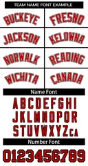 White Red-White Classic Basketball Jersey 3