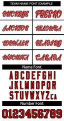 White Red-White Classic Basketball Jersey 3