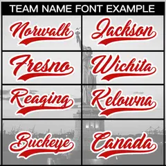 White Red-White New York City Skyline Baseball Jersey 3
