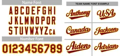 White Red-Yellow Classic Authentic Baseball Jersey 3