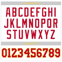 White Red-Yellow Classic Basketball Jersey 3