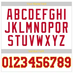 White Red-Yellow Classic Sets Basketball Jersey 4